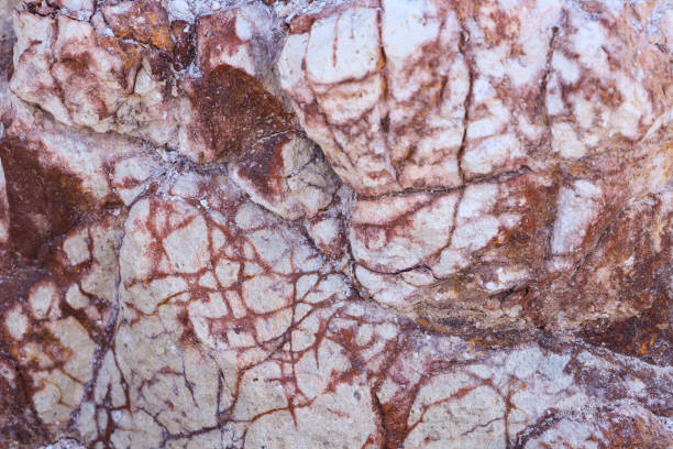 istock Volcanic rocks, Ignimbrite with Jarosite and Goethite in Almeria 1753625646