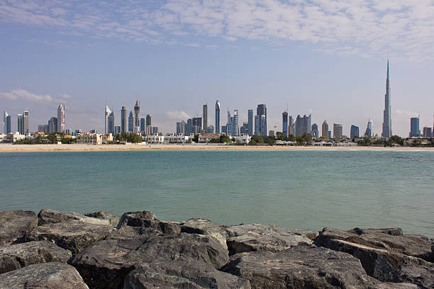 istock View of Dubai from the sea 175363282
