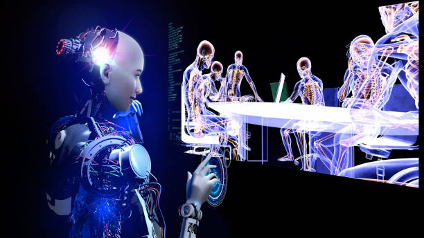 istock Artificial Intelligence Spy Listens to the Meeting Room 1753638473