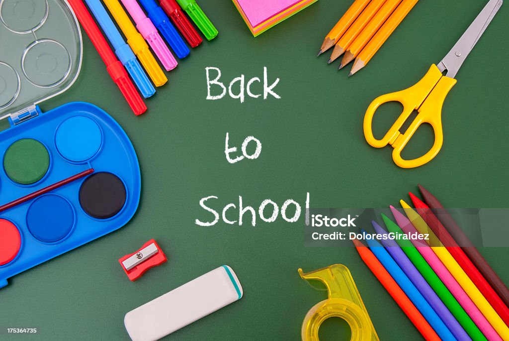 Zurück to school - Lizenzfrei Ausrüstung und Geräte Stock-Foto