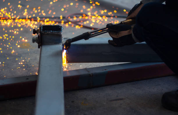 istock Welding, gases and oxygen to weld and cut metals. 1753667108