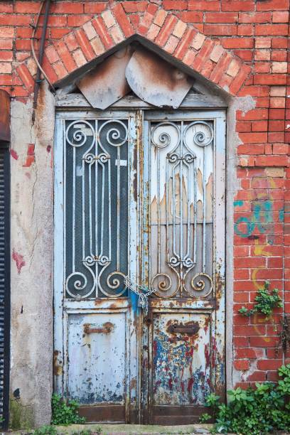 istock The doors of an old apartment building. Urban architecture in Europe. 1753676316