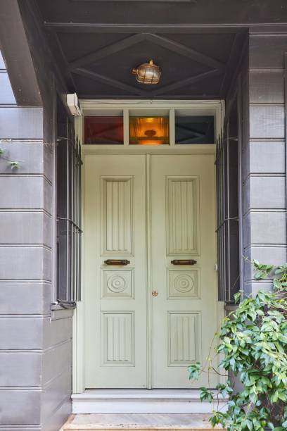 istock The doors of an old apartment building. Urban architecture in Europe. 1753677454