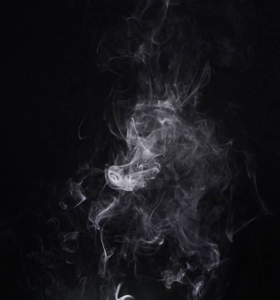 White smoke, creative and art on black background, fog and pattern in vapor, mist and incense. Fumes, smog and steam or air, gas and dry ice effect in abstract, artistic and pollution with mystery White smoke, creative and art on black background, fog and pattern in vapor, mist and incense. Fumes, smog and steam or air, gas and dry ice effect in abstract, artistic and pollution with no people wispy stock pictures, royalty-free photos & images