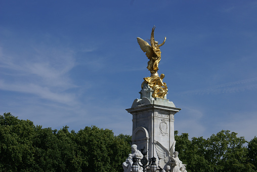 Victoria Memorial in Buckingham Palace, United Kingdom, August 19 2009