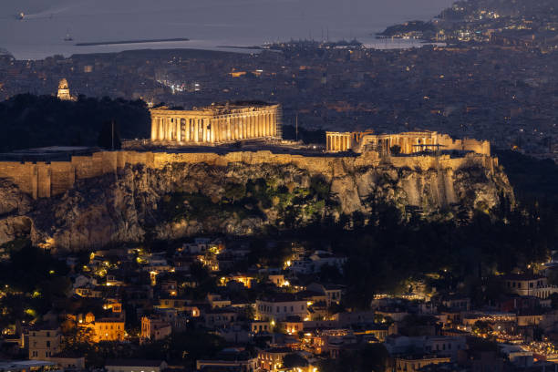 The Accropolis and Parthenon by sunset 3