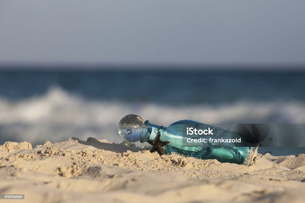 Message in a bottle Message in the bottle on the shore of the Caribbean sea Bottle Stock Photo