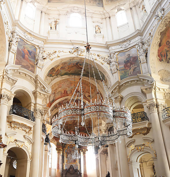 istock Majestic indoor view of Cathedral castle. Prague 175376062