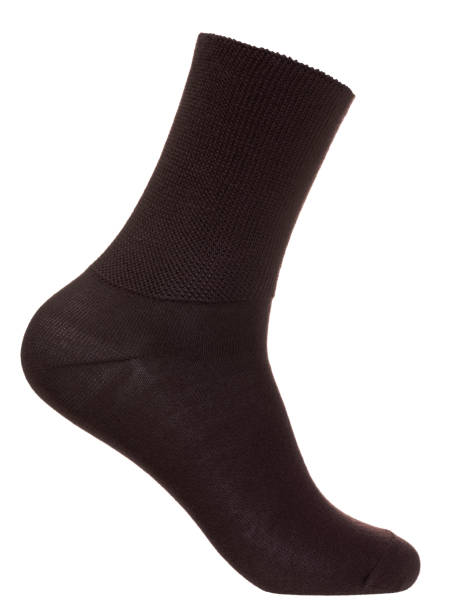 istock Relaxed top crew sock on mannequin isolated on white 1753765480