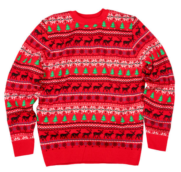 istock Christmas jumper isolated on white 1753765878