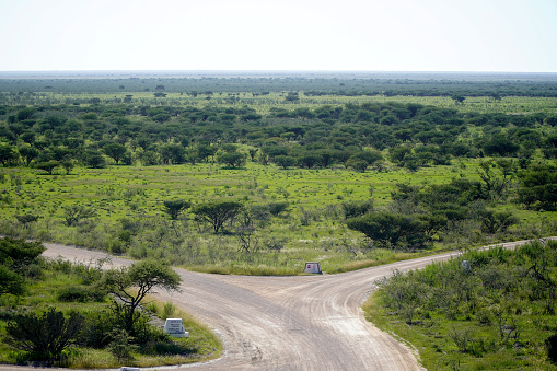 Open landscape in a national park, no buildings or animals