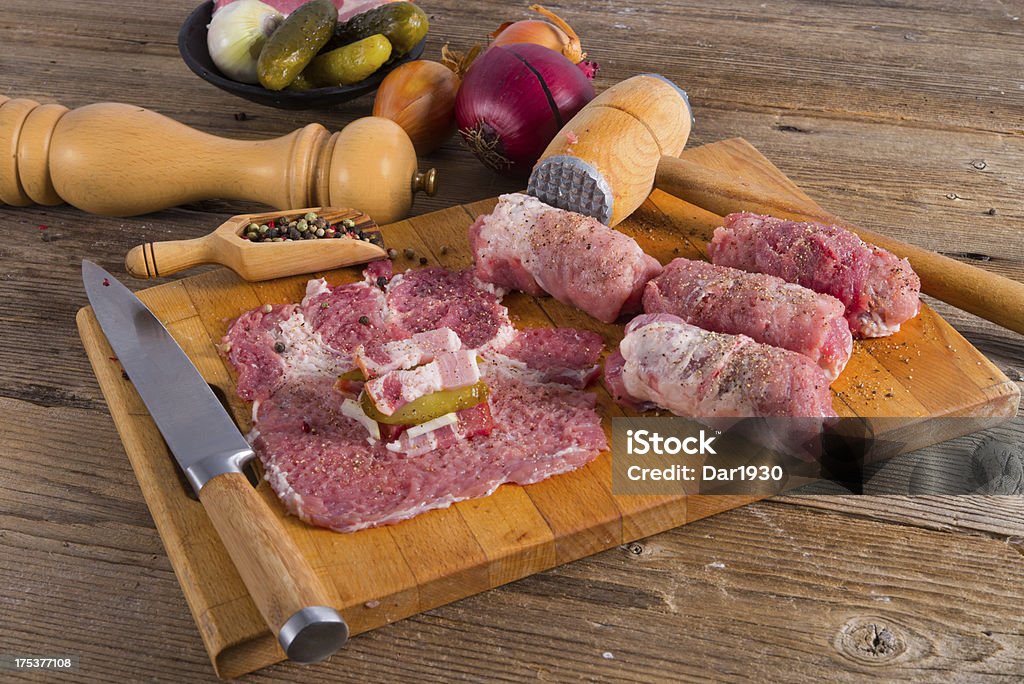 Carne beefs oliva - Foto stock royalty-free di Roulade