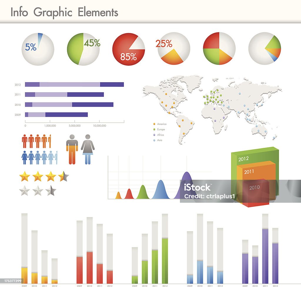 Деталь info graphic Векторные иллюстрации. - Векторная графика График роялти-фри