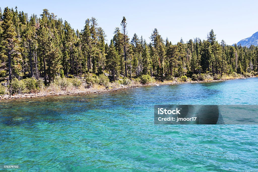 Shoreline Emerald Bay This is the shoreline and entrance to Emerald Bay off of South Lake Tahoe on the California Side. Emerald Bay - Lake Tahoe Stock Photo