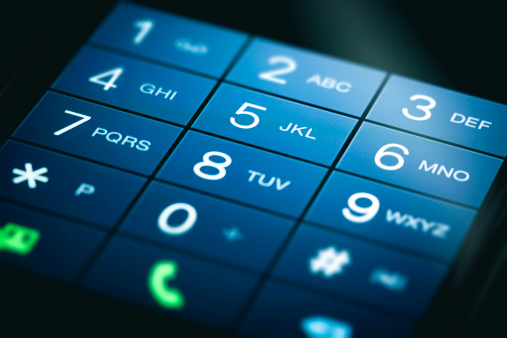 Phone Touchscreen Keypad