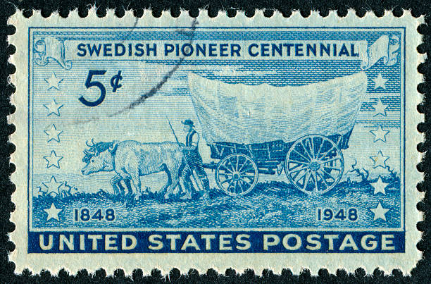 istock Swedish Pioneer Centennial Stamp 175379923