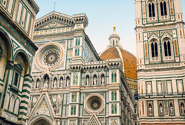 catedral de florença, toscana, itália) - florence italy italy sky cathedral - fotografias e filmes do acervo