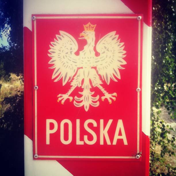 istock Polish shield at the border with germany 175380249