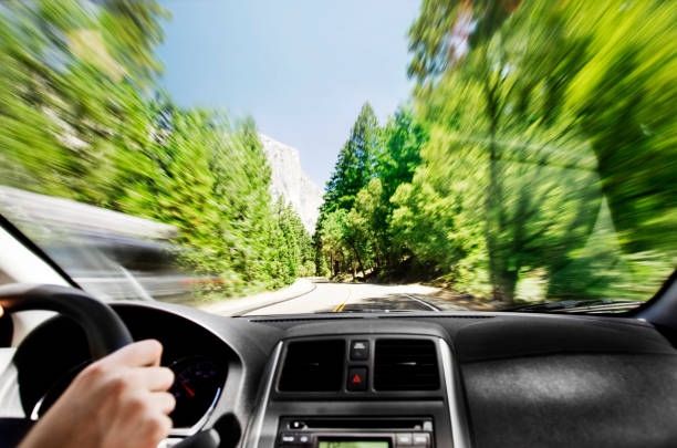 istock Man driving in Yosemite Park 175380306