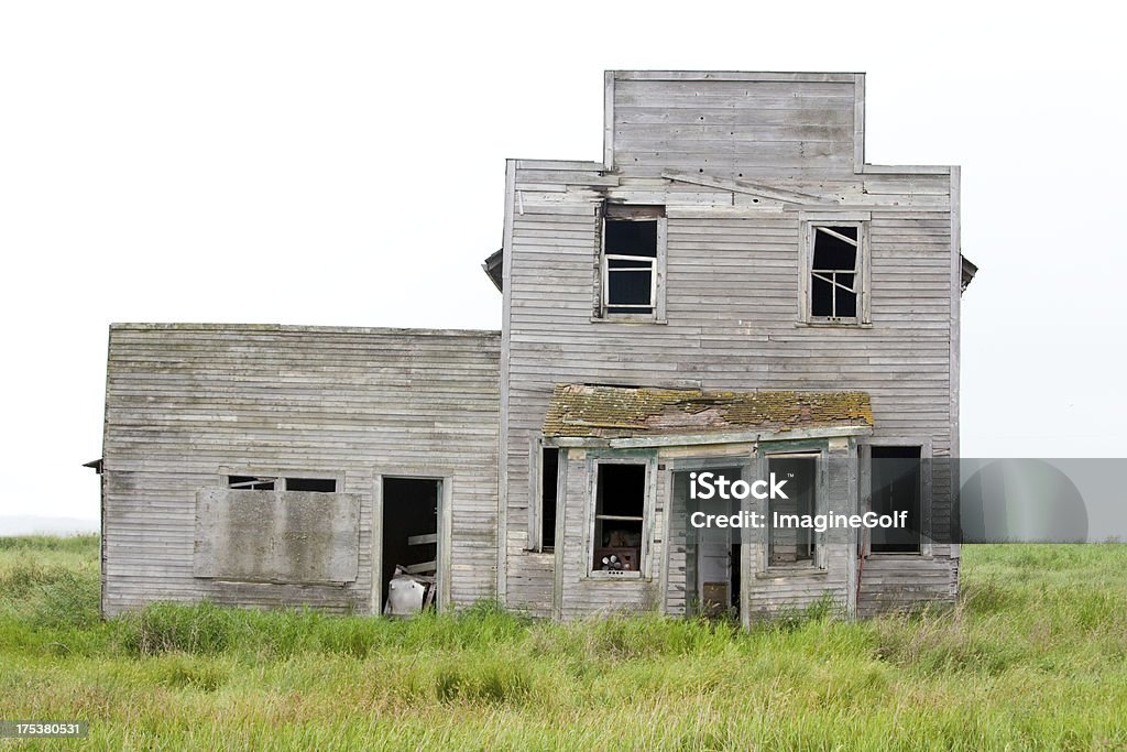 Vecchio Western Storefront - Foto stock royalty-free di Abbandonato