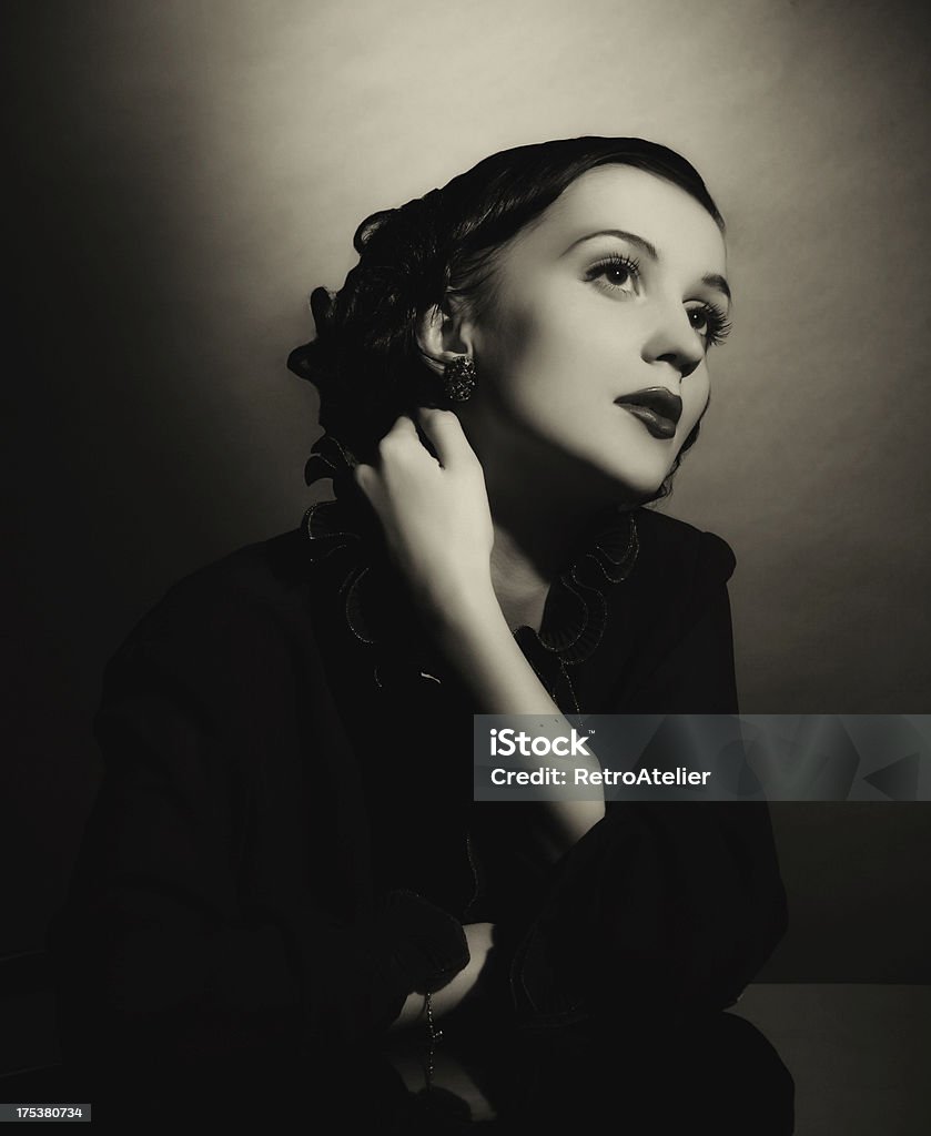 style Film Noir femme portrait - Photo de Hollywood - Californie libre de droits