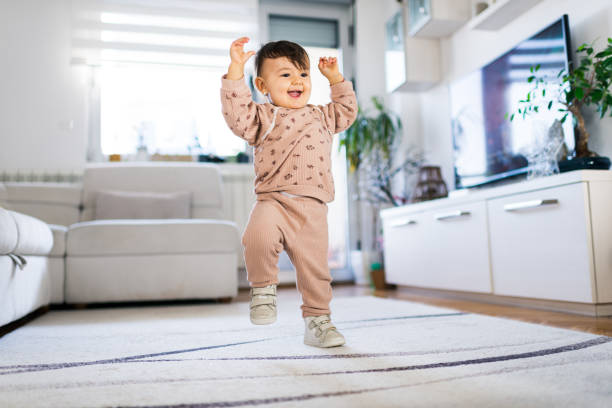 istock First steps of baby girl 1753808885