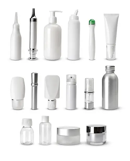 This is a series of blank generic cosmetic products. Shot on white with added drop shadows to help ground the objects.