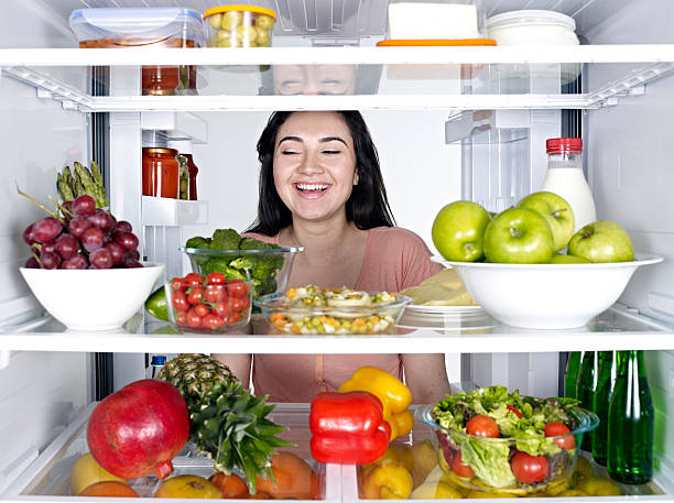 istock Woman Looking Out Of The Fridge 175381095