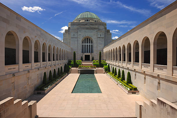 Australian War Memorial, Canberra, Australia (XXXL) "Australian War Memorial in Canberra, Australia. Nikon D3X. Converted from RAW." canberra photos stock pictures, royalty-free photos & images