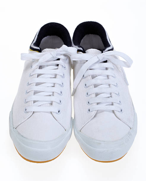 istock White cotton leisure shoes 175381440