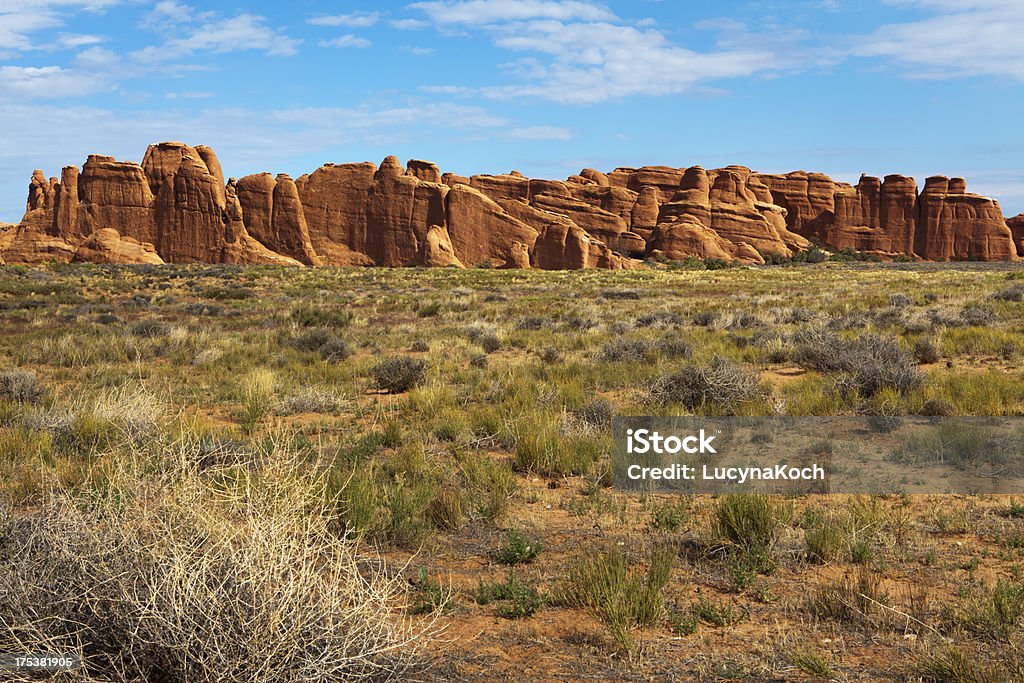 Red rocks formation - Lizenzfrei Arches-Nationalpark Stock-Foto