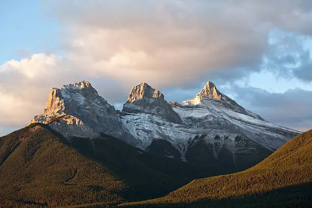 Photo of Three Sisters Mountains in Canmore