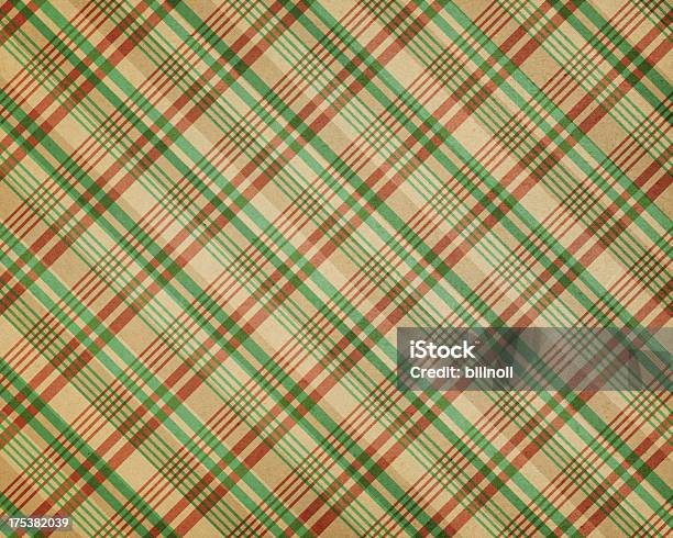 Textured Paper With Checked Pattern Stock Photo - Download Image Now - Wrapping Paper, Plaid, Backgrounds