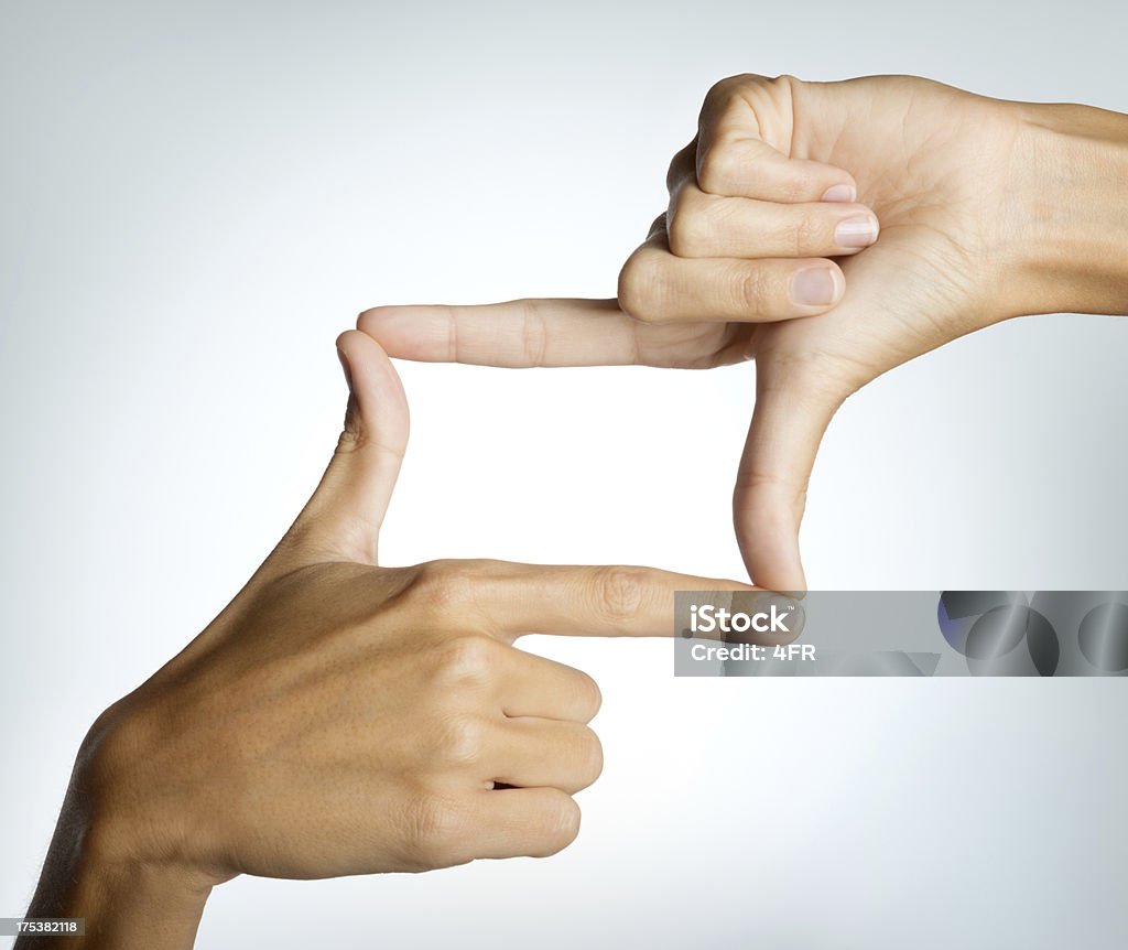 La main avec espace de copie (XXXL) - Photo de Cadre libre de droits