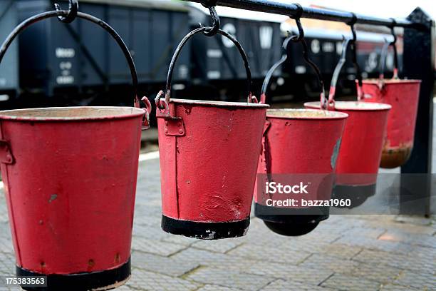 Fire Buckets Stock Photo - Download Image Now - Bucket, Color Image, Damaged
