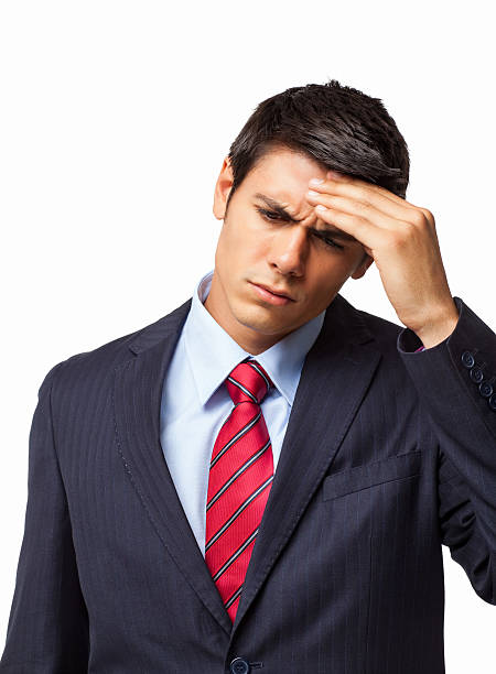 istock Business Professional With Headache - Isolated 175384062