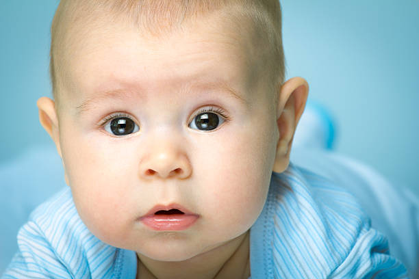 Cute Baby Boy stock photo