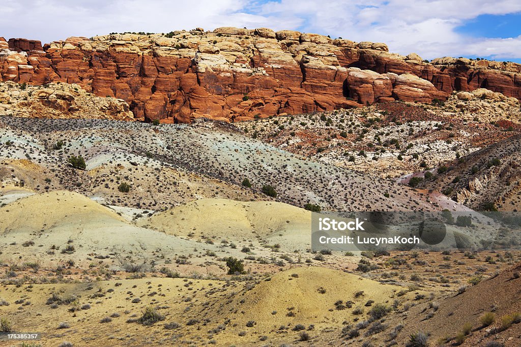 Bunte Salt Valley sand - Lizenzfrei Arches-Nationalpark Stock-Foto