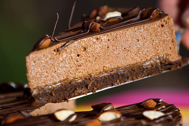 istock Delicious chocolate brownie and mousse dessert 175387472