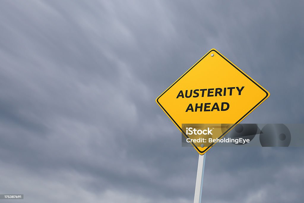 Austérité plus loin - Photo de Affaires libre de droits