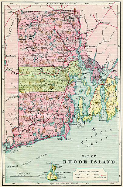 istock Rhode Island Map 1884 XXXL 175388284