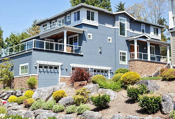 istock Huge Three Story Home Exterior 175388483