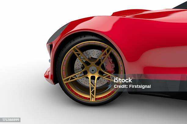 レッドのスポーツ車で白背景 - 自動車のストックフォトや画像を多数ご用意 - 自動車, 3D, アイデア