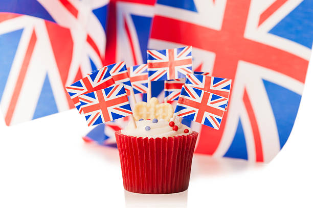 celebrando o uunited kingdom - british flag bunting flag english culture - fotografias e filmes do acervo