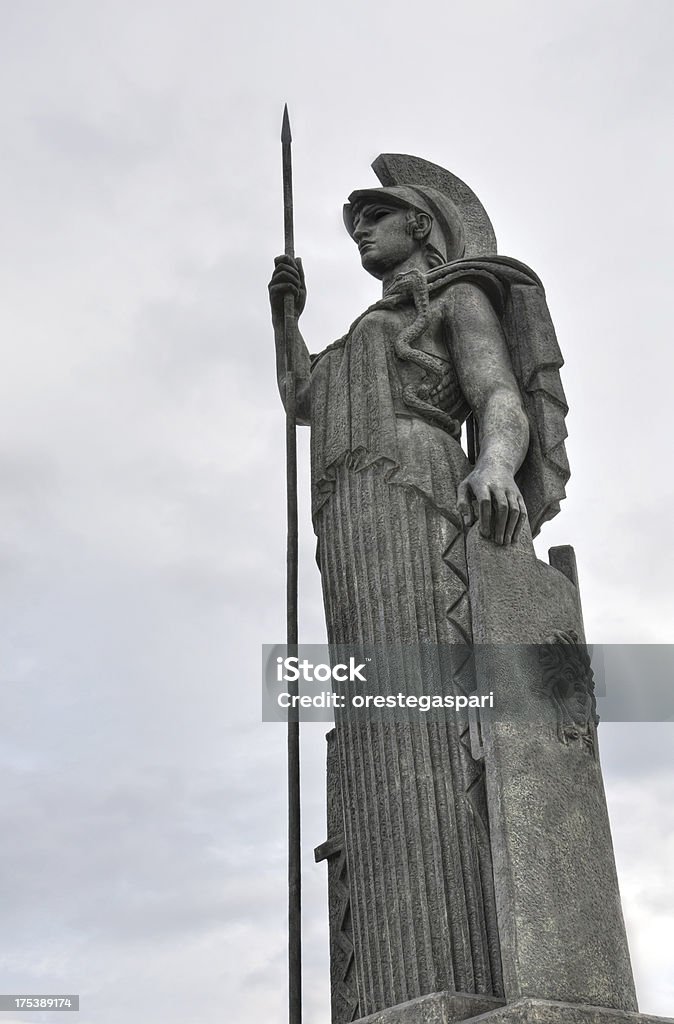 Atena, dea della sapienza e della guerra, della conoscenza - Foto stock royalty-free di Atena Nike - Dea greca