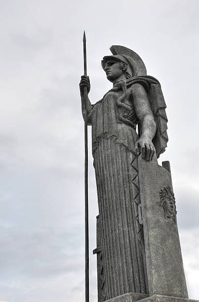 Athena, goddess of war, wisdom and  knowledge