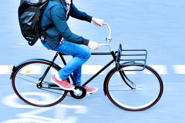 istock Bicycle in bike lane 175389222