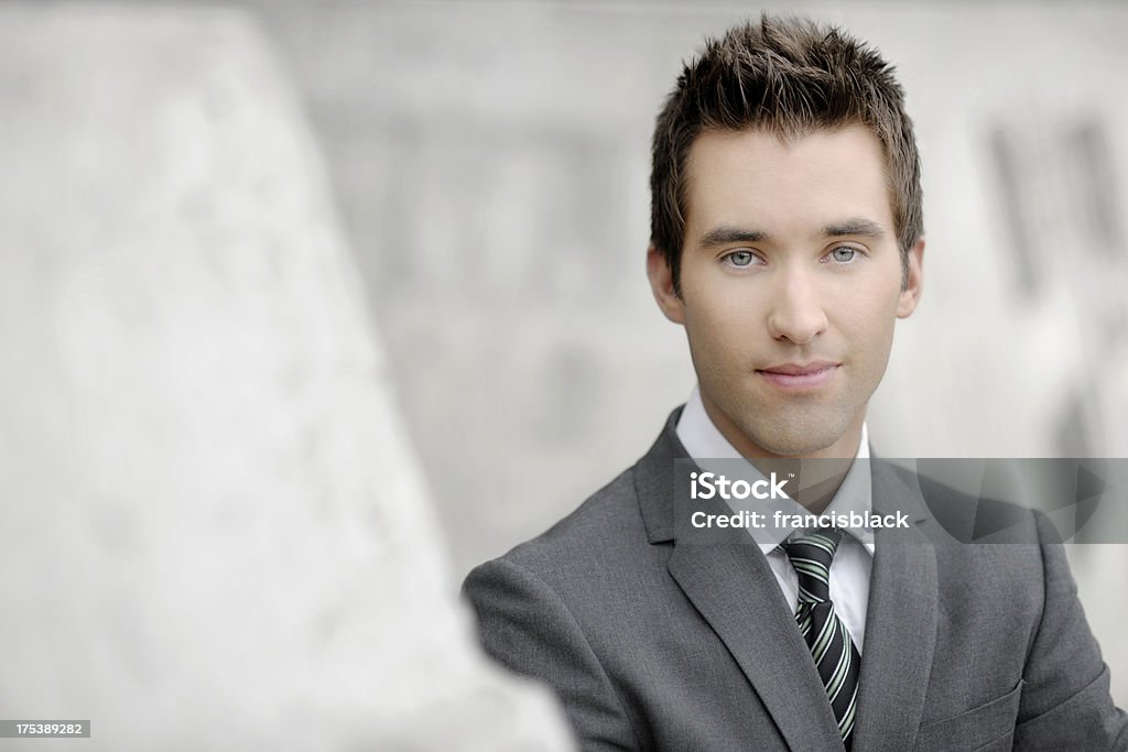 Confident young business man Close-up portrait of a young attractive business manClick on an 20-24 Years Stock Photo