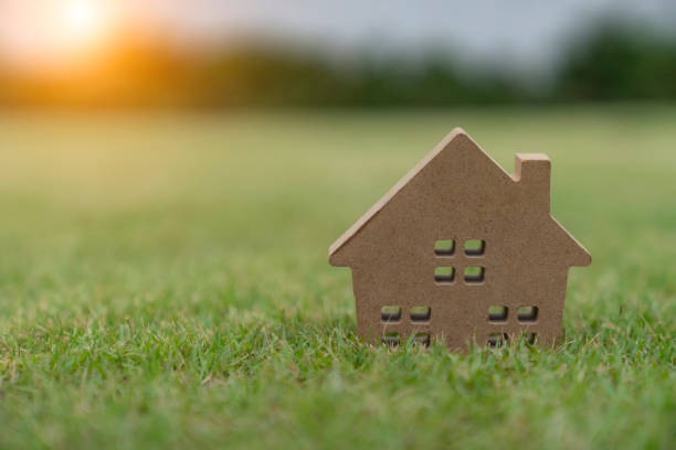 istock A House in greenfield, New house concept. 1753893712
