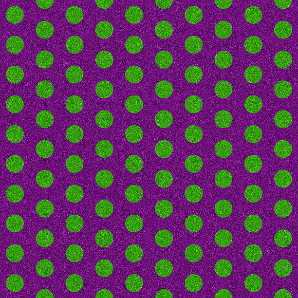 purple and green dot seamless glitter